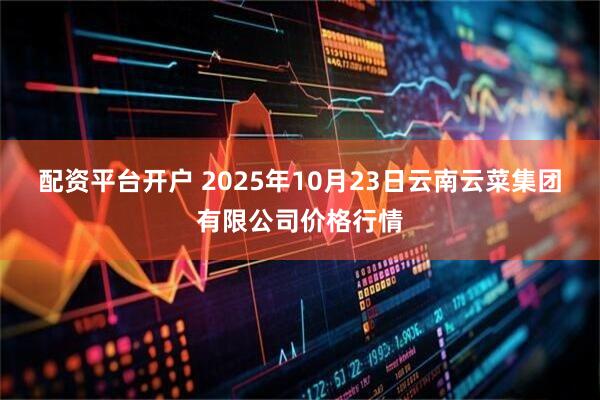 配资平台开户 2025年10月23日云南云菜集团有限公司价格行情